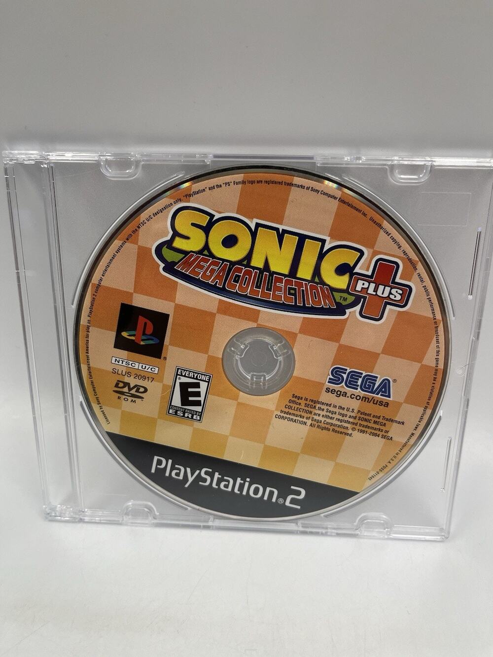 Sonic Mega Collection Plus DISC ONLY (Playstation 2, 2004)*Tested Works*